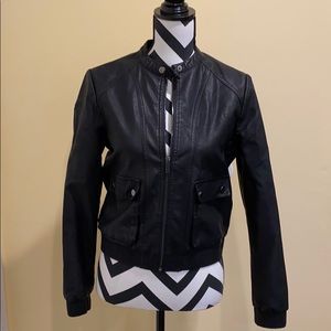 Faux Leather Jacket